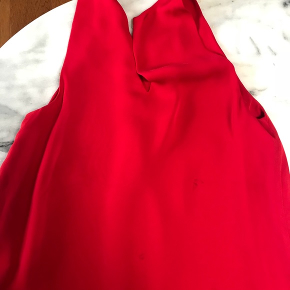 L'agence red silk blouse - Picture 6 of 6